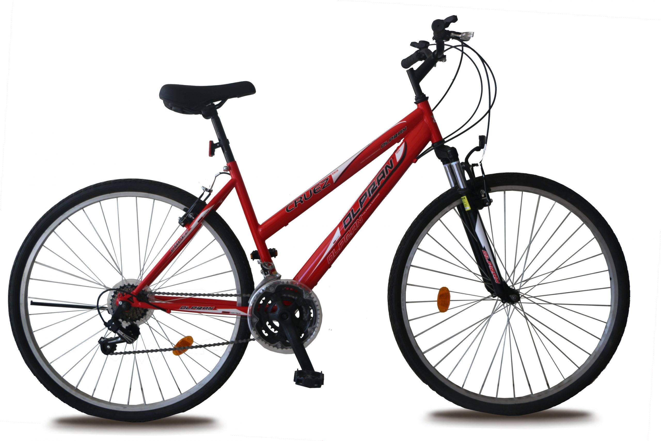 Horský bicykel červený