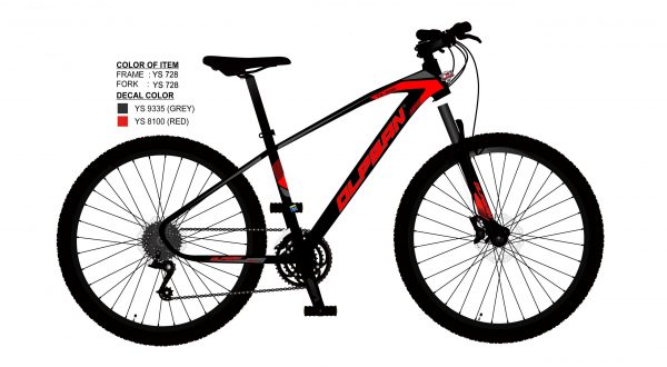 Pánsky horský bicykel čierny